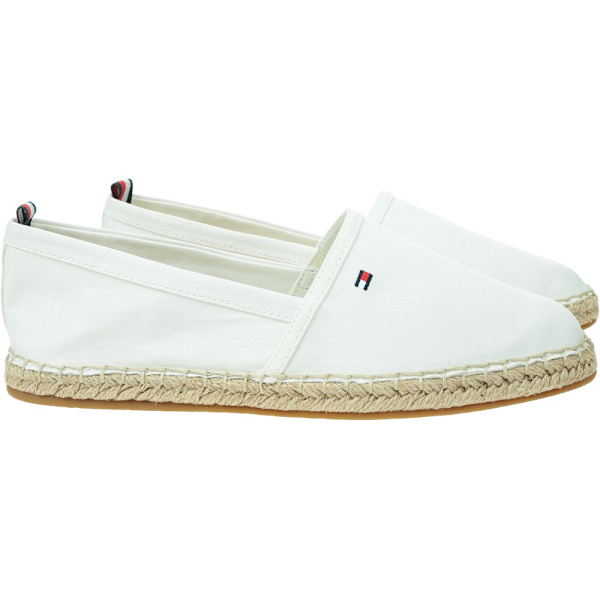 Espadriller Tommy Hilfiger Basic Tommy Flat Vit 39