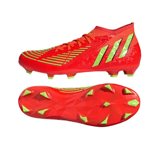 Lågskor Adidas Predator EDGE2 FG M Röda 42