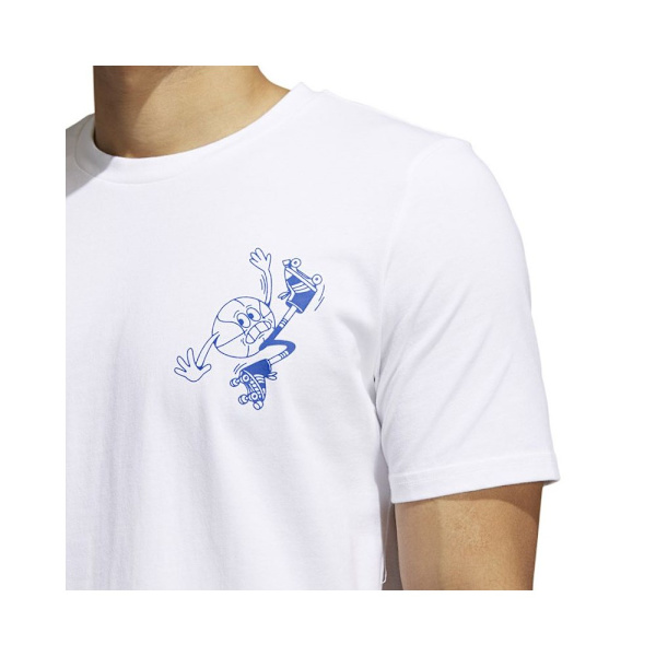 Shirts Adidas Skates Tee Vit 164 - 169 cm/S