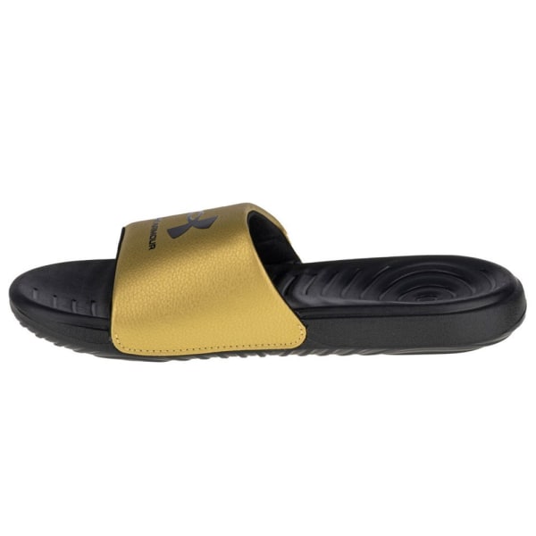 Tøffel Under Armour Ansa Fixed Slides Grafit,Gul 40.5