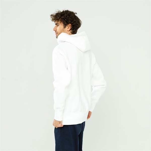 Sweatshirts Champion Reverse Weave Script Logo Hooded Sweatshirt Hvid 173 - 177 cm/S