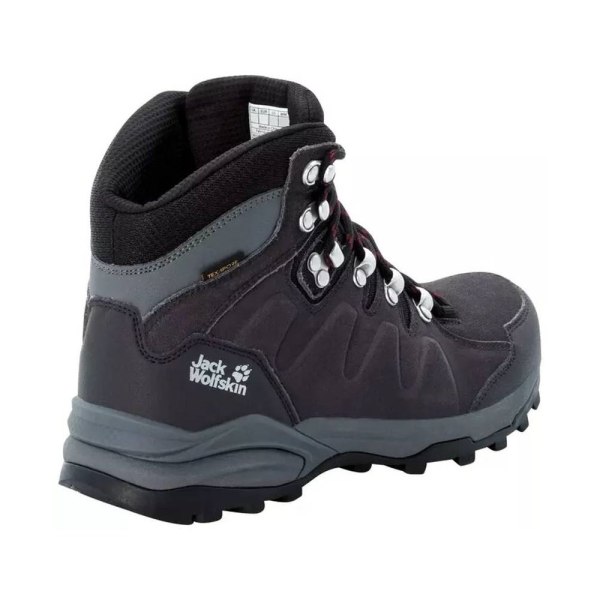 Kengät Jack Wolfskin Refugio Texapore Mid Mustat 38