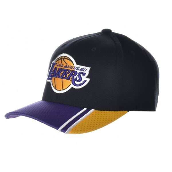 Hatut Mitchell & Ness Los Angeles Lakers Mustat Produkt av avvikande storlek