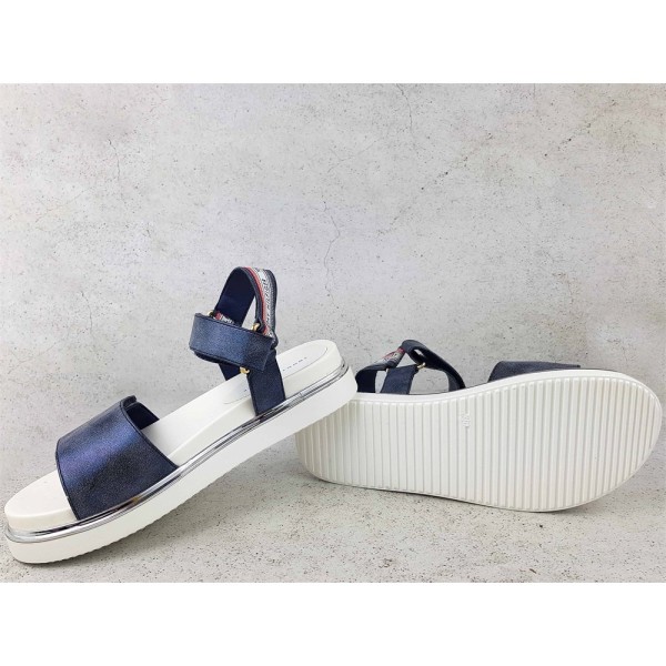 Sandaalit Tommy Hilfiger Platform Velcro Tummansininen 36