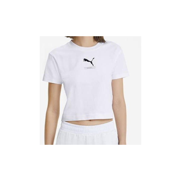 T-paidat Puma Nutility Fitted Tee Valkoiset 158 - 163 cm/XS