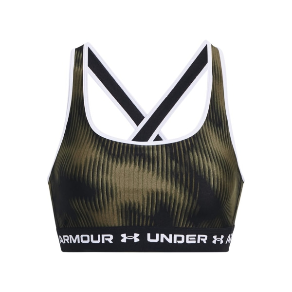 T-paidat Under Armour Ua Crossback Mid Print Mustat,Vihreät 173 - 177 cm/L