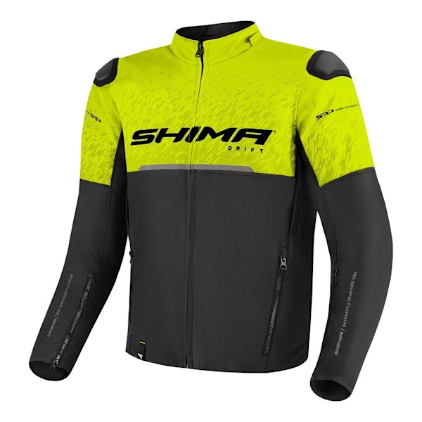 Jakker Shima Drift Sort,Gul 179 - 183 cm/XL