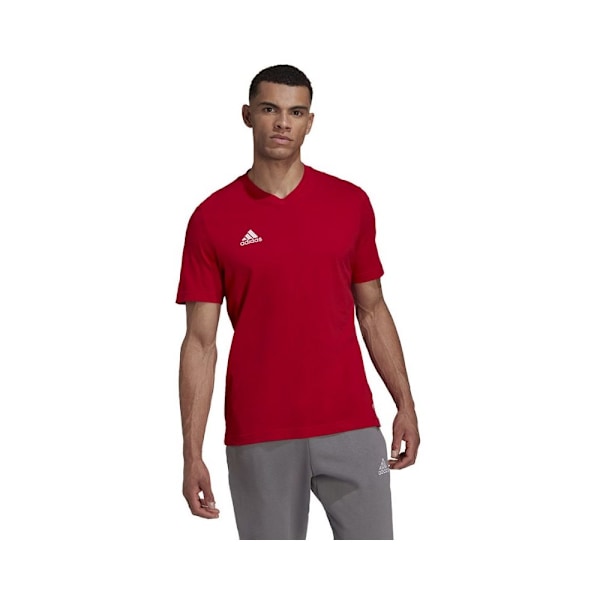 T-paidat Adidas Entrada 22 Punainen 164 - 169 cm/S