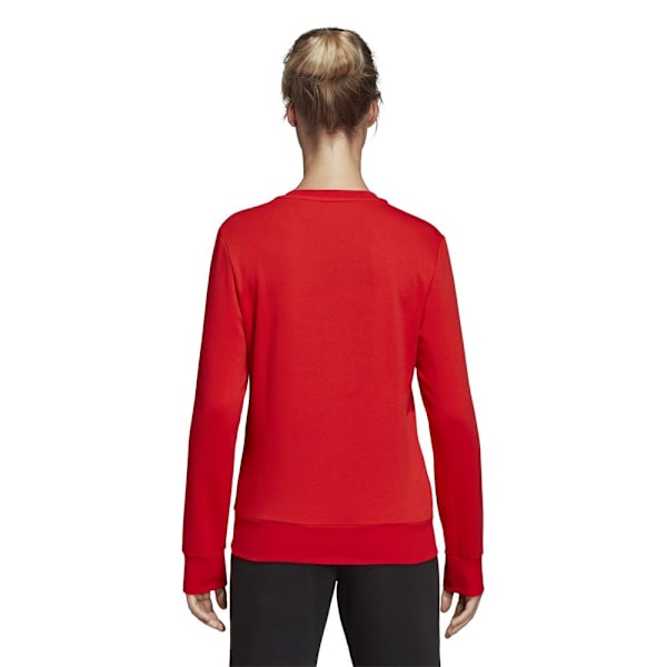 Sweatshirts Adidas W Essentials Linear Crewneck Röda 152 - 157 cm/XS