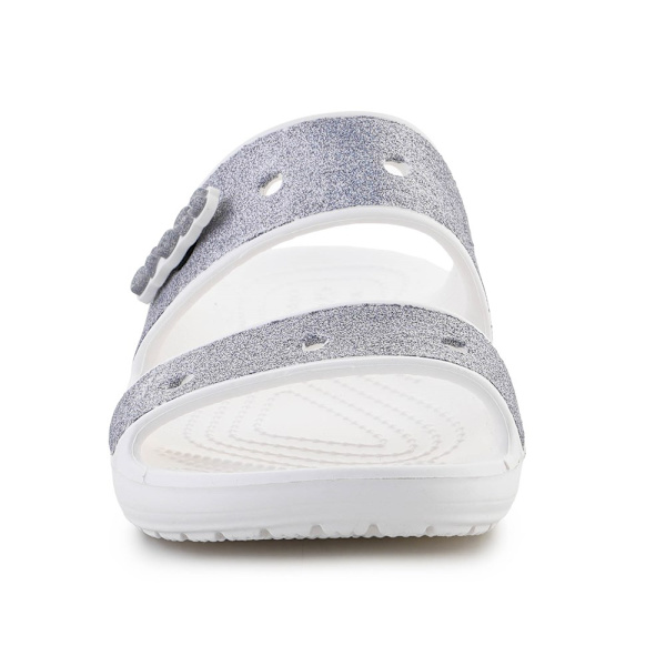 Tofflor Crocs Classic Vit,Silver 36