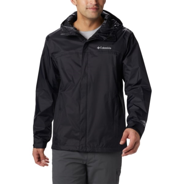 takki Columbia Watertight II Rain Jacket Mustat 193 - 198 cm/XXL