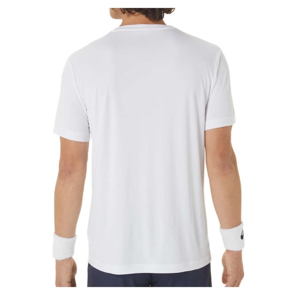 Shirts Asics Court Tennis Graphic Vit 178 - 182 cm/M