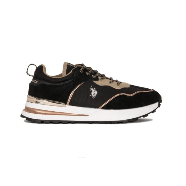 Sneakers low U.S. Polo Assn SOFIA002BLKBEI01 Guld,Sort 39