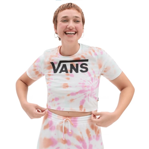 Shirts Vans Resort Wash Crop Orange,Rosa,Vit 178 - 182 cm/XL