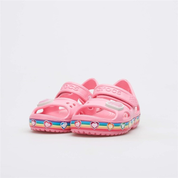 Sandaalit Crocs Fun Lab Rainbow Sandal Kids Vaaleanpunaiset 20