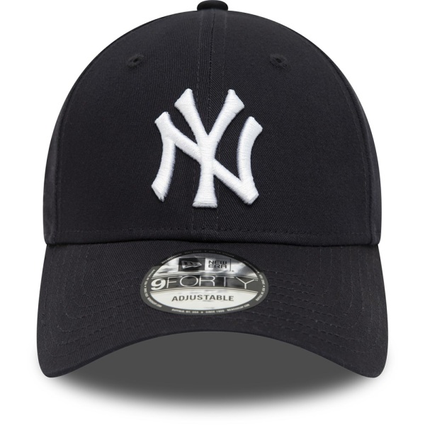 New Era New York Yankees Team Side Patch Adjustable Cap 9FORTY Sort Produkt av avvikande storlek