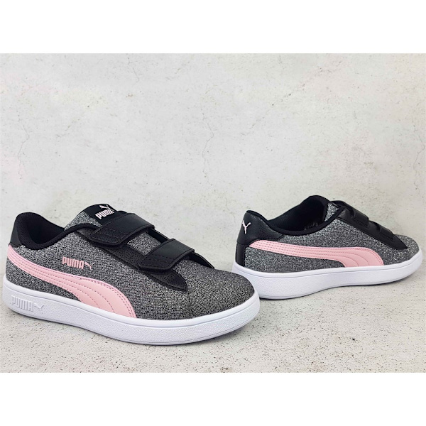 Lågskor Puma Smash V2 Glitz Glam V PS Gråa 34.5