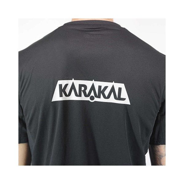 T-shirts Karakal Pro Tour Tee Sort 173 - 177 cm/S