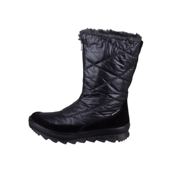 Snowboots Legero Novara Schwarz Velours Textil Gtx Sort 39