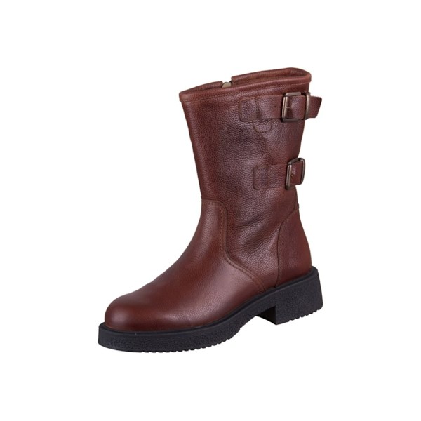 Sko Bullboxer Mira Biker Tan Brun 40