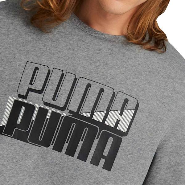 Sweatshirts Puma Power Logo Gråa 176 - 181 cm/M