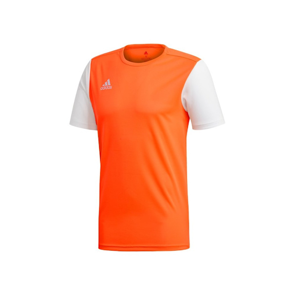 Shirts Adidas Estro 19 Orange,Vit 147 - 152 cm/M