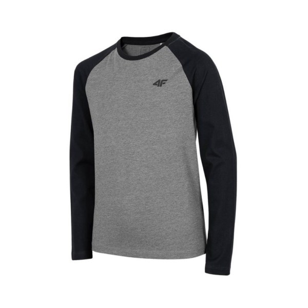 T-shirts 4F JTSML001 Grå 122 - 127 cm