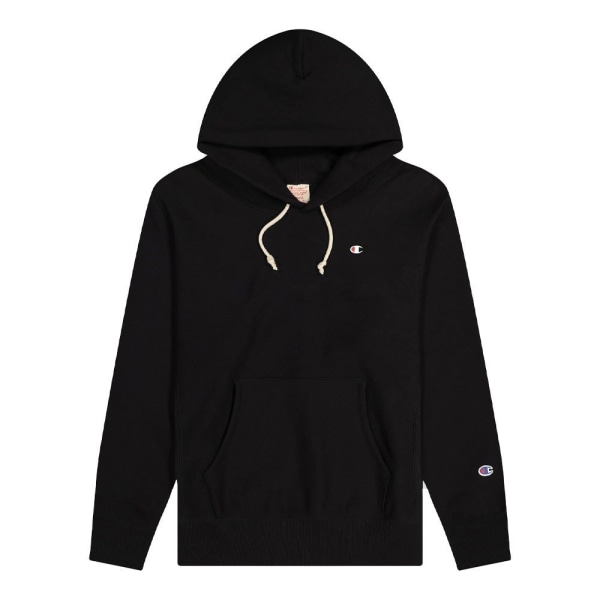 Sweatshirts Champion C Logo Reverse Weave Hoodie Sort 158 - 162 cm/XS