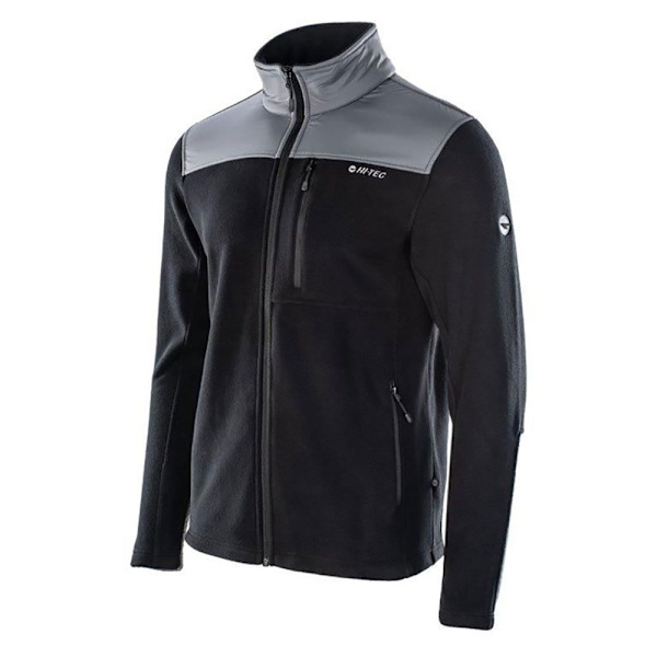 Sweatshirts Hi-Tec Hanis 350 Grå,Sort 176 - 181 cm/L