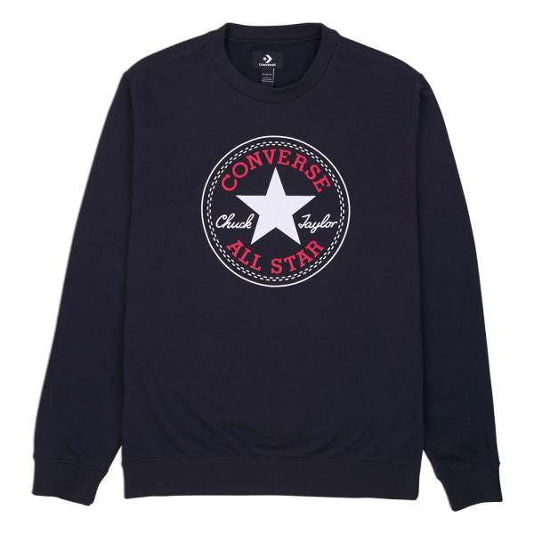 Sweatshirts Converse Goto All Star Patch Crew Flåde 173 - 177 cm/S