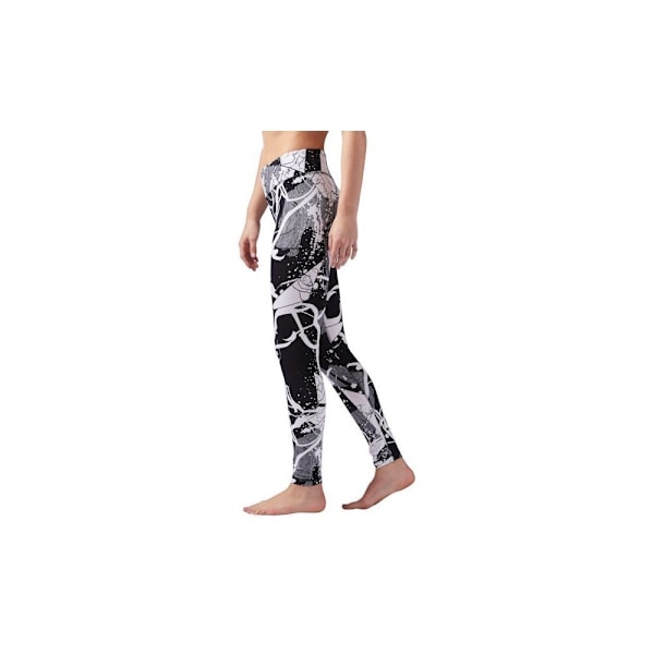 Byxor Reebok Abstract Bloss Svarta,Vit 170 - 175 cm/M