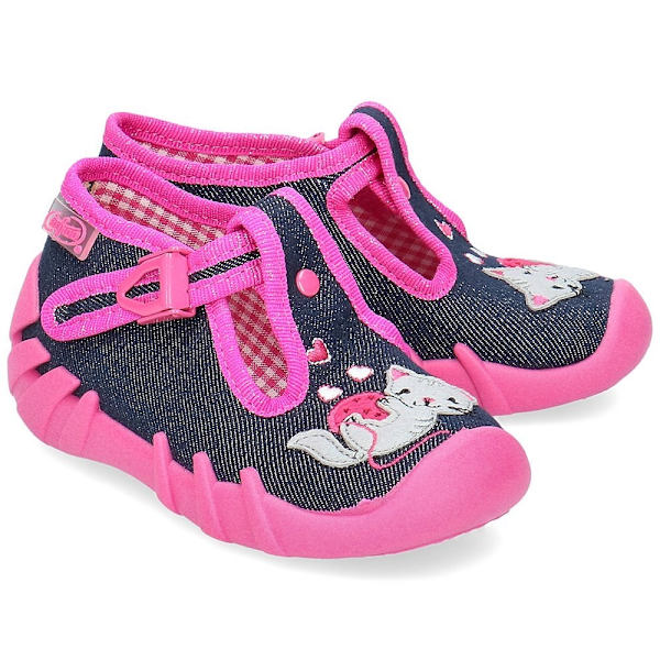 Hjemmesko Befado 110P348 Pink,Grafit 20