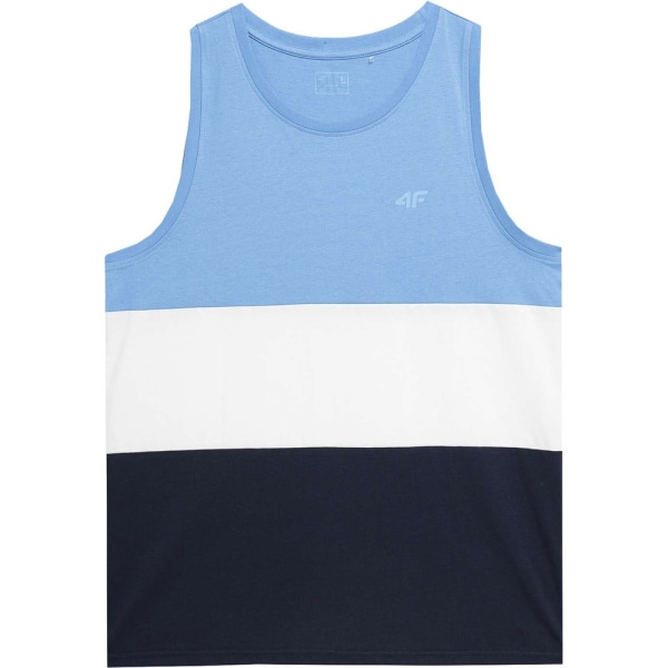 T-shirts 4F 4FSS23TTSHM35233S Sort,Hvid,Blå 179 - 182 cm/L