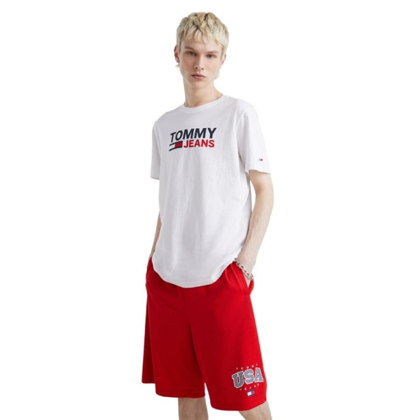 T-shirts Tommy Hilfiger DM0DM15379YBR Hvid 179 - 183 cm/L