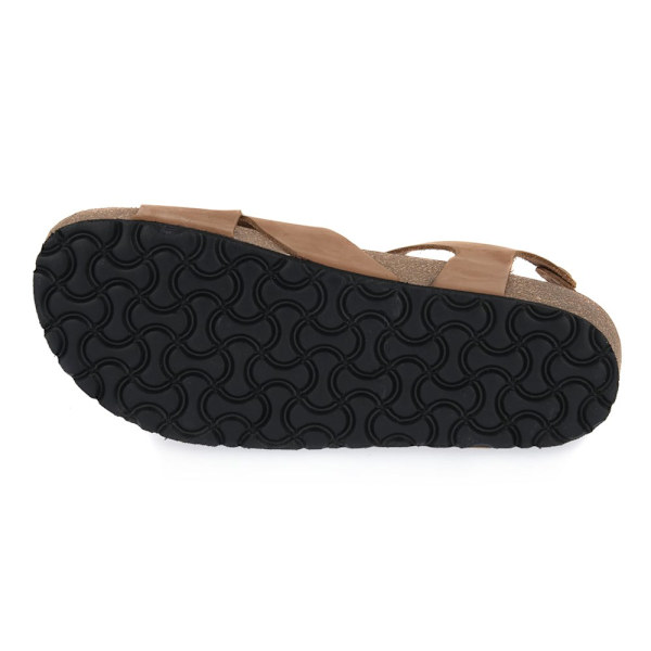 Sandaler Frau Nabuk Sabbia Brun 37