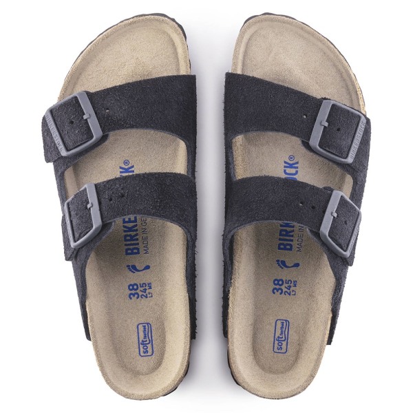 Rantakengät Birkenstock Arizona Sfb Midnight Narrow Fit Tummansininen 43