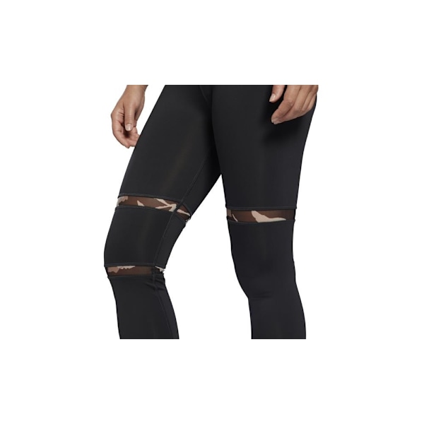 Byxor Reebok Myt Detail Poly Tight Svarta 164 - 169 cm/S