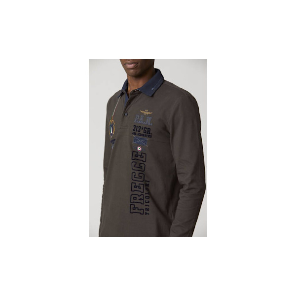 T-shirts Aeronautica Militare PO1725P17357512 Brun 178 - 182 cm/M