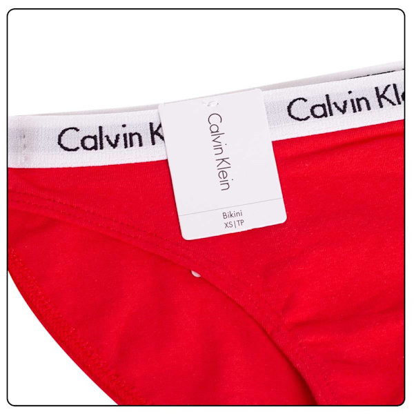 Majtki Calvin Klein 0000D1618E5FJ Röda XS