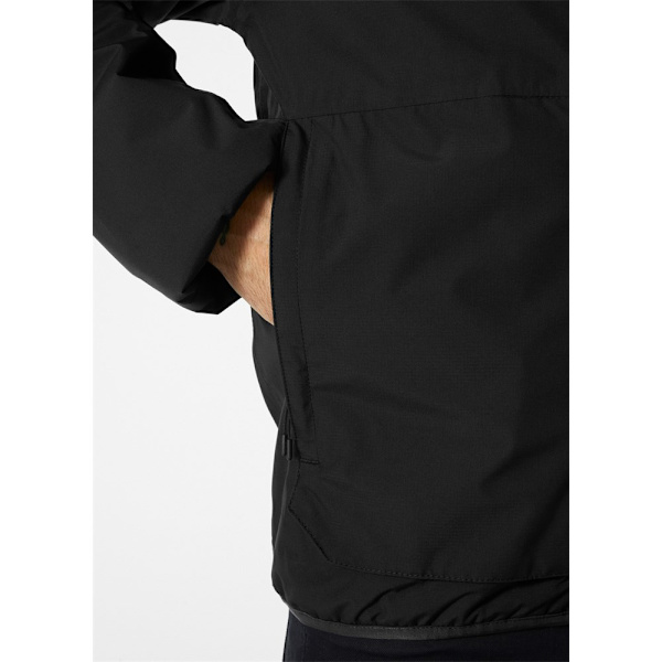Jakker Helly Hansen Ervik Ins Rain Jacket Sort 185 - 190 cm/XL