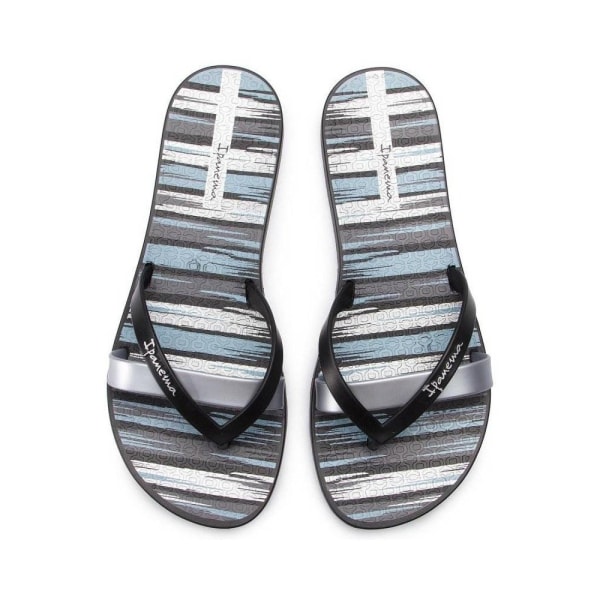 flip-flops Ipanema Kirei Silk IV Fem Silver,Svarta 35