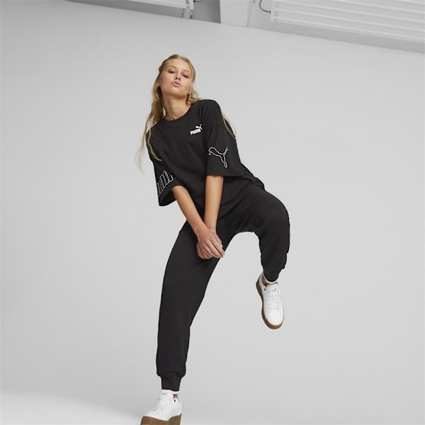 Byxor Puma Power Colorblock Svarta 176 - 181 cm/L