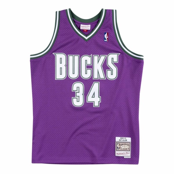 Mitchell & Ness Swingman Nba Milwaukee Bucks Ray Allen Jersey Lila 173 - 177 cm/S