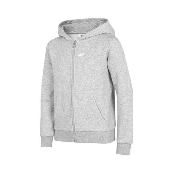 Sweatshirts 4F HJZ22JBLD00125M Grå 128 - 133 cm