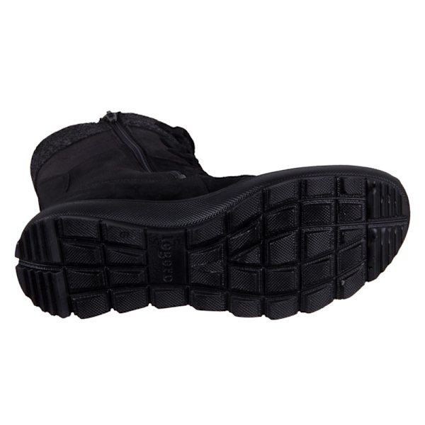 Sko Legero Novara Schwarz Velour Textil Sort 38.5