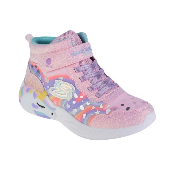 Kengät Skechers Lighted Unicorn Dreams Magical Vaaleanpunaiset 27