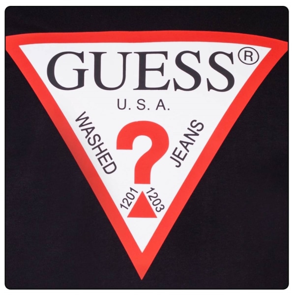 T-shirts Guess M2YI31I3Z14JBLK Sort 188 - 192 cm/XL