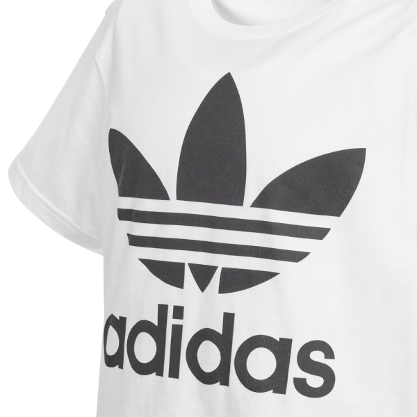 T-shirts Adidas Trefoil Junior Tee Hvid 123 - 128 cm/XS
