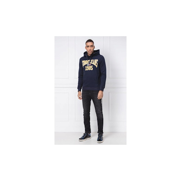 Puserot je Fleecet Tommy Hilfiger TM185M0000400020XXL Tummansininen 174 - 178 cm/M