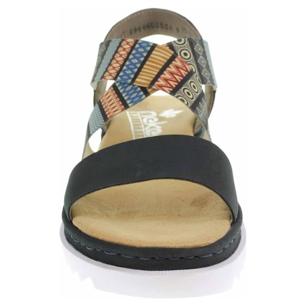 Sandaler Rieker V44G814 Grafit,Blå,Gråa 37